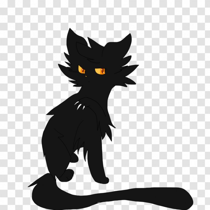 Black Cat Kitten Whiskers Domestic Short-haired Transparent PNG