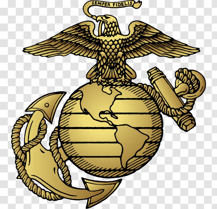 United States Marine Corps Eagle, Globe, And Anchor Marines Military - Commandant Of The - Clipart Transparent PNG