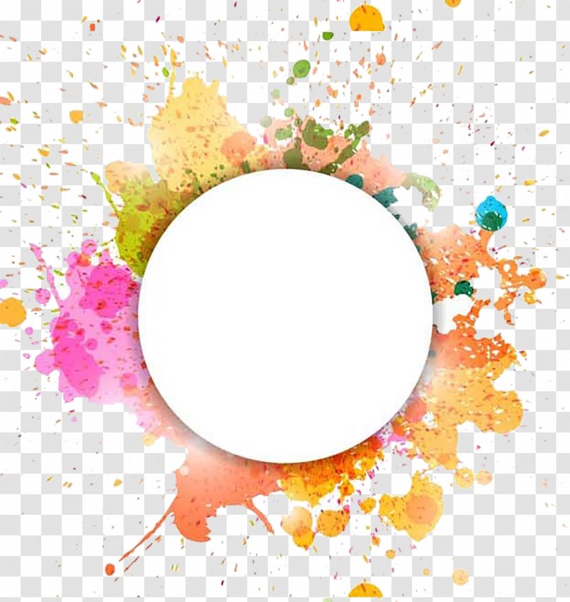 Watercolor Painting Illustration - Stock Photography - Decorative Circle Transparent PNG