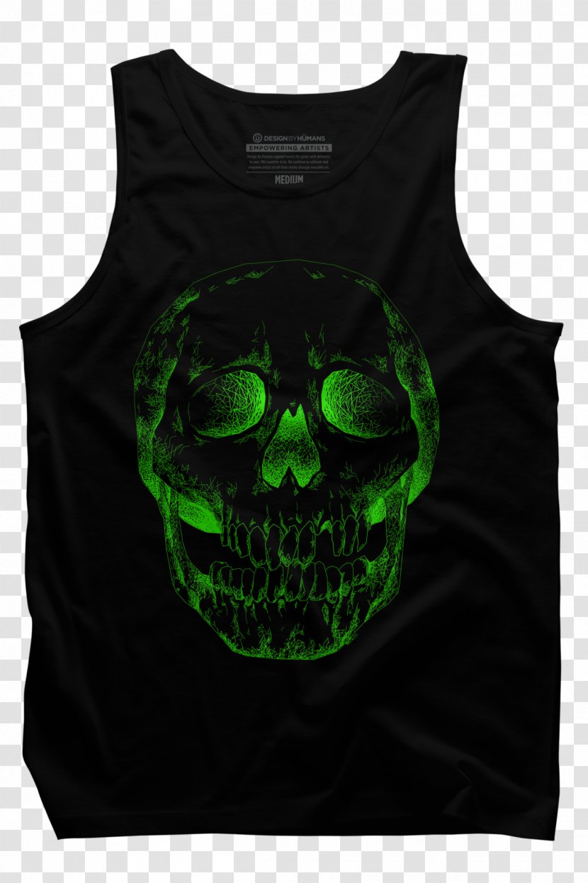 T-shirt Hoodie Gilets Sweater - Active Tank - Fashion Skull Print Transparent PNG