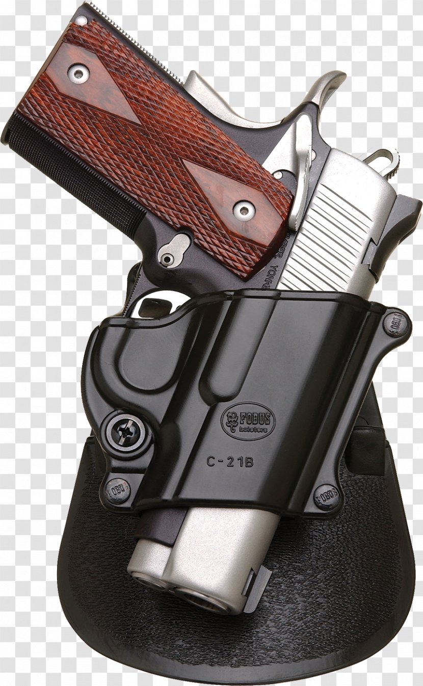 Browning Hi-Power Gun Holsters M1911 Pistol Paddle Holster Firearm - Hipower - Colt Transparent PNG
