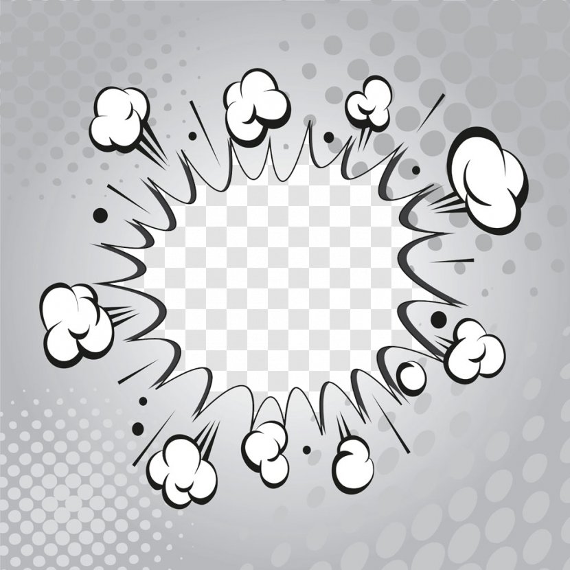 Comic Book Explosion Speech Balloon Comics - Organism - Vector Box Transparent PNG