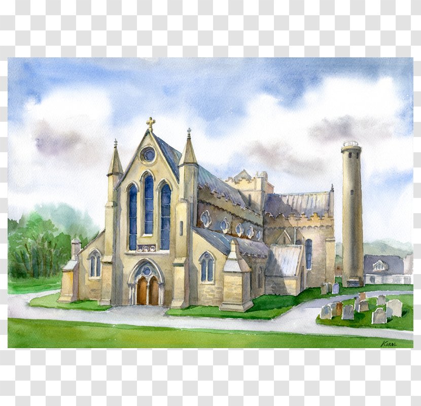Middle Ages Medieval Architecture Real Estate Painting Facade - Chapel Transparent PNG