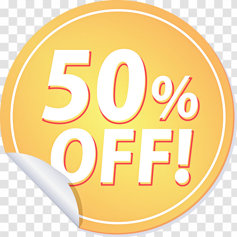 Discount Tag With 50% Off Discount Tag Discount Label Transparent PNG