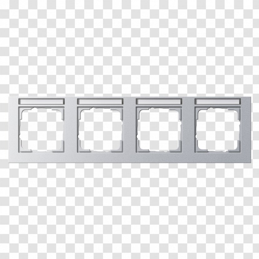 Gira Aluminium Color AC Power Plugs And Sockets Glass - Picture Frames - Ac Transparent PNG