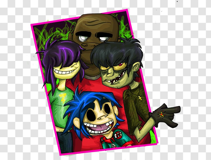 Drawing Gorillaz Cartoon Transparent PNG