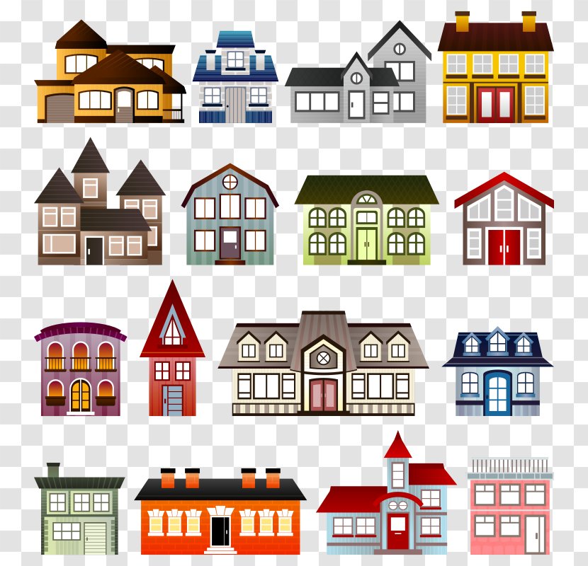 House Clip Art - Building - Liberated Cliparts Transparent PNG