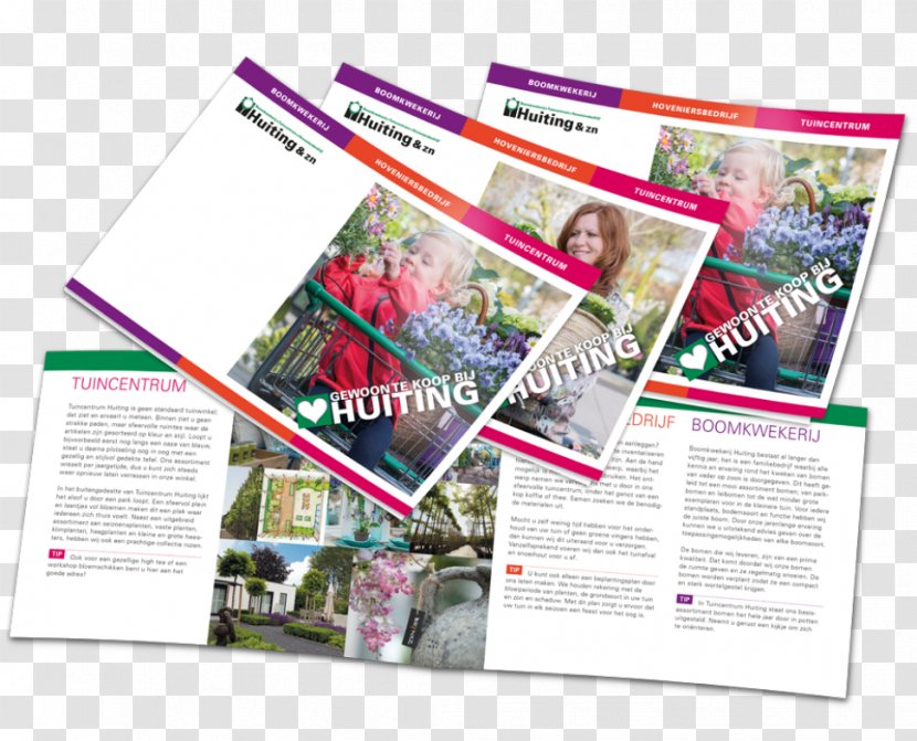 Graphic Design Brochure Advertising Boomkwekerij, Tuincentrum, Hoveniersbedrijf Huiting Corporate Identity - Band Flyers Transparent PNG