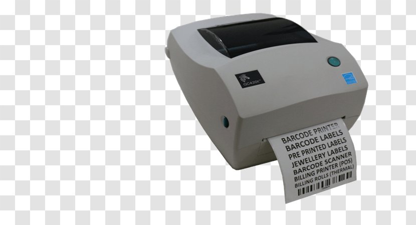 Barcode Printer Paper Label Transparent PNG