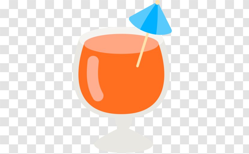 Fizzy Drinks Orange Juice Cocktail - Emoji Transparent PNG
