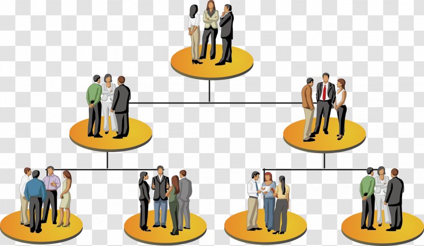 Cartoon Illustration - Organization - Business People Transparent PNG