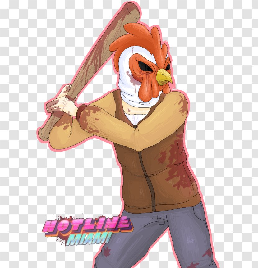 Cartoon Muscle Legendary Creature - Mythical - Hotline Miami Transparent PNG