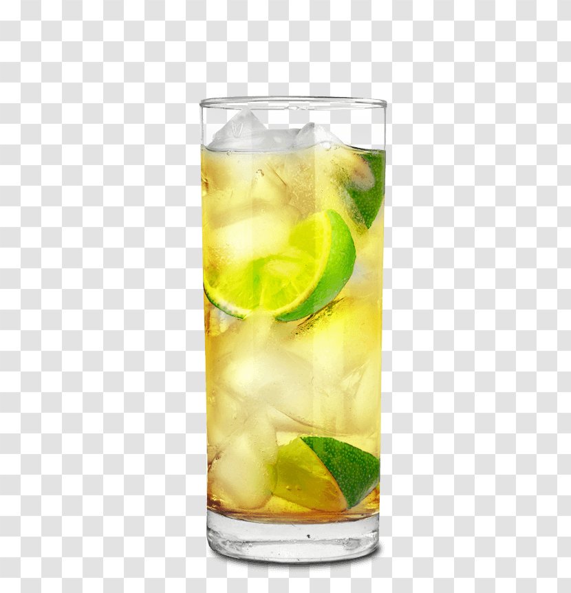 Rickey Limeade Caipirinha Vodka Tonic - Lime Juice - Pineapple Mint Punch Transparent PNG