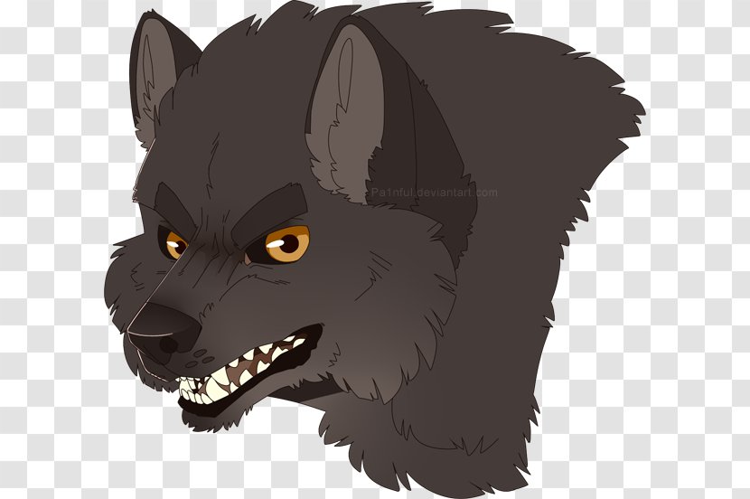 Whiskers Cat Dog Werewolf Cartoon - Snout Transparent PNG