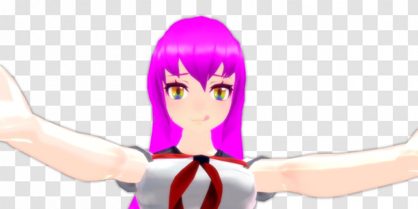 Yandere Simulator Waifu Character Rainbow Eyes - Heart - Frame Transparent PNG