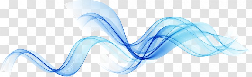 Blue Adobe Illustrator - Cartoon - Dynamic Fashion Lines Background Transparent PNG