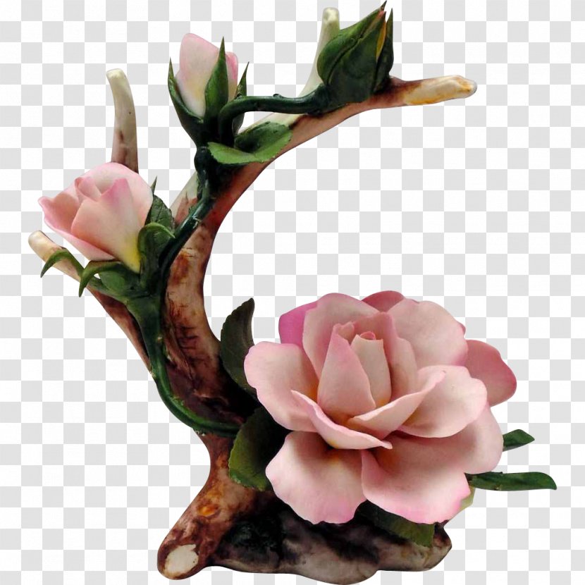 Cut Flowers Garden Roses Floral Design - Artificial Flower - Pink Bird Transparent PNG