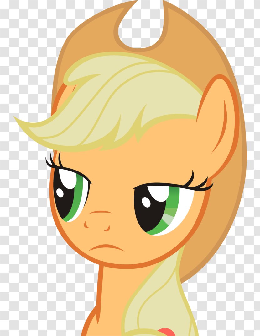 Applejack Rarity Apple Bloom Fluttershy - Heart Transparent PNG