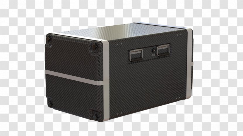 19-inch Rack Audio Transit Case Rugged Computer Transport - Carbon Fiber Transparent PNG