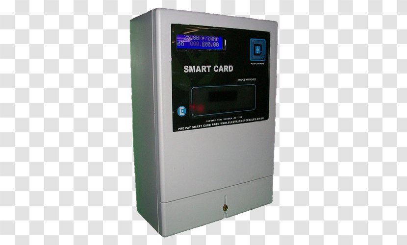 Electricity Meter Radio-frequency Identification Smart Card Contactless Payment - Machine Transparent PNG