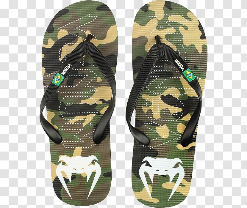 Flip-flops Sandal Military Camouflage Venum - Man Transparent PNG