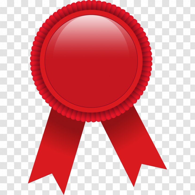 Ribbon Award Red Clip Art Transparent PNG