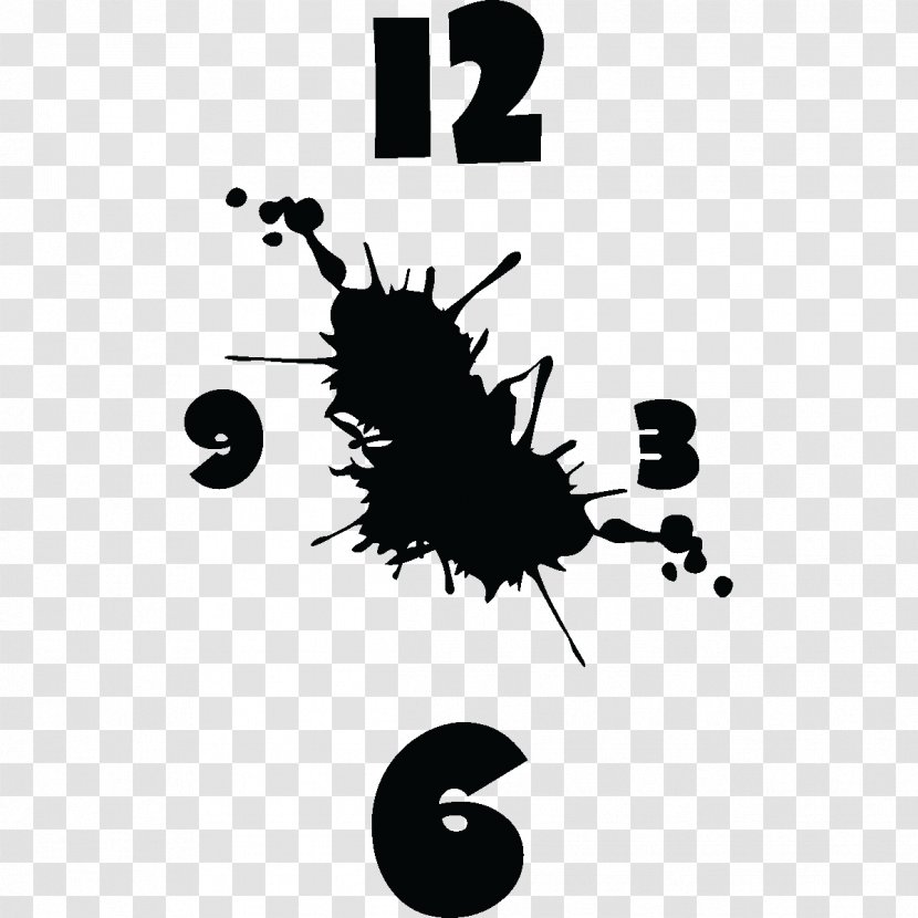 Clock Wall Decal Sticker - Brand Transparent PNG