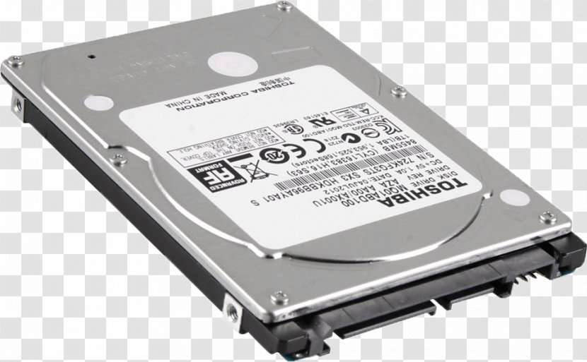 Laptop Hard Drives Serial ATA Disk Storage Toshiba - Gigabyte Transparent PNG