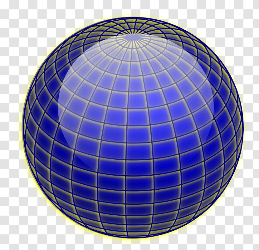 Wire-frame Model 3D Computer Graphics Globe - Sphere Transparent PNG