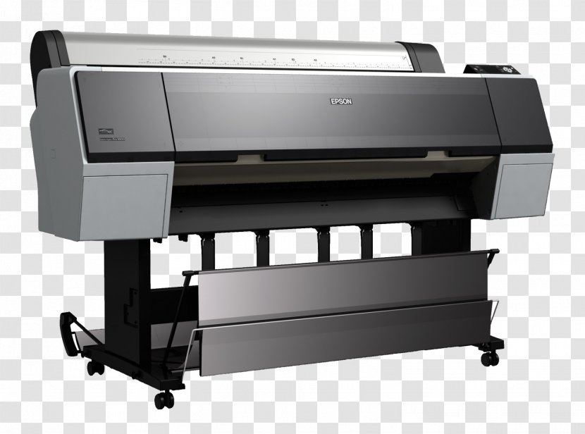 Wide-format Printer Epson SureColor P8000 Printing Transparent PNG