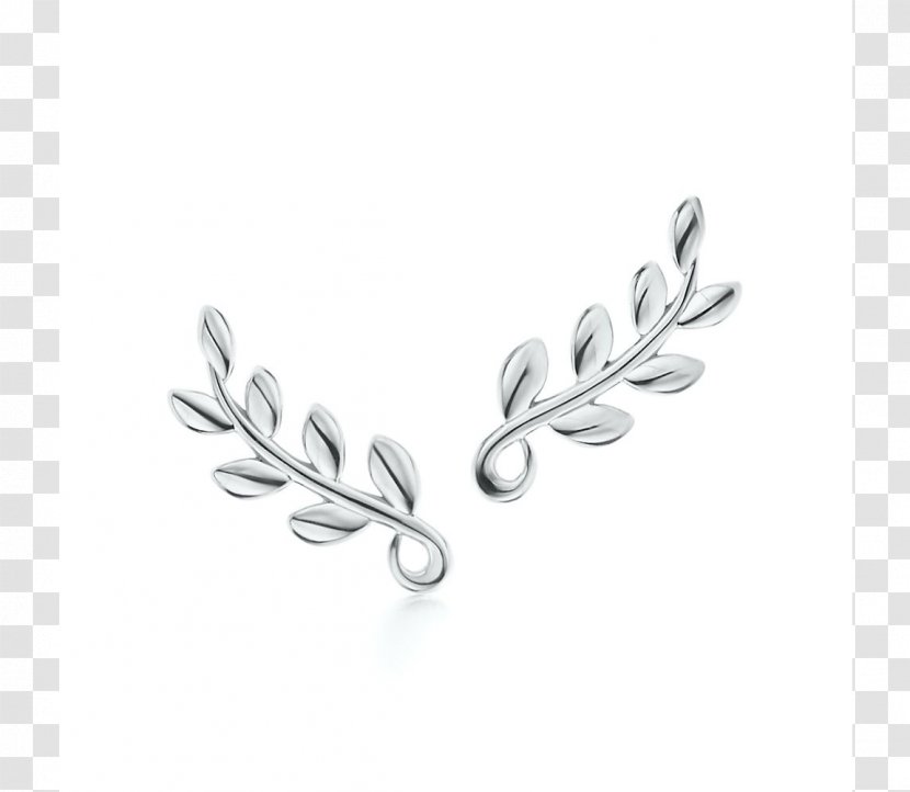 Earring Tiffany & Co. Gold Olive Leaf Jewellery Transparent PNG