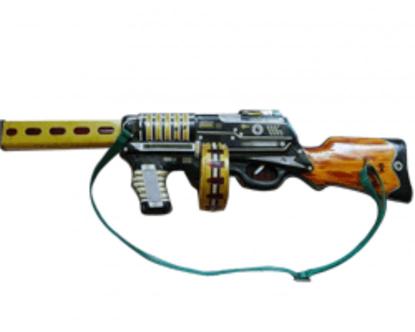 Pistol Toy Plastic Firearm - Watercolor Transparent PNG
