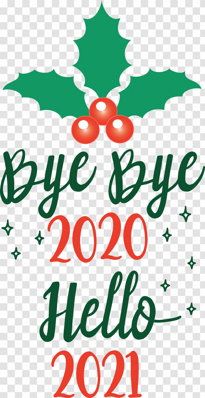 Hello 2021 Year Bye Bye 2020 Year Transparent PNG