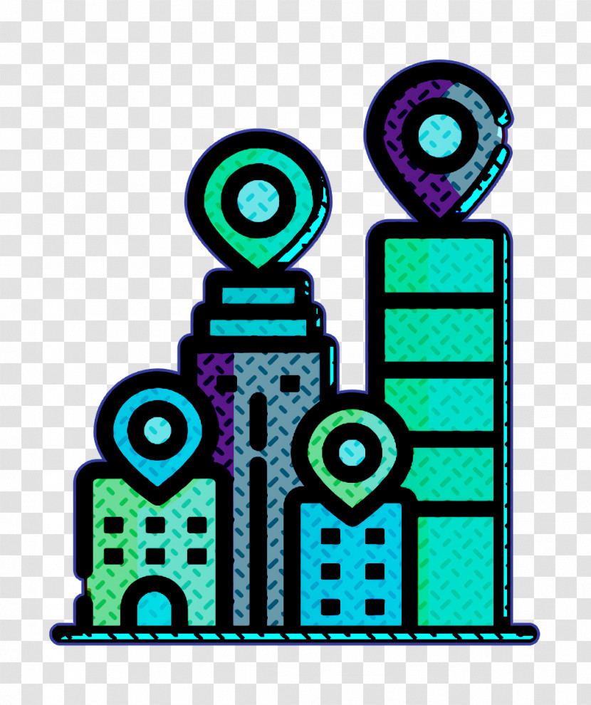 City Icon Travel Icon Transparent PNG