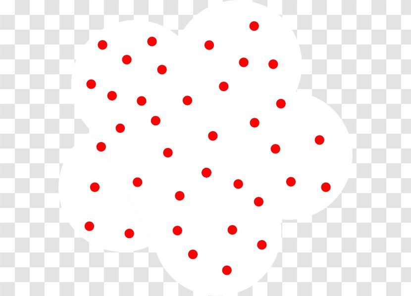 Heart Area Angle Pattern - Cartoon - White Dots Cliparts Transparent PNG
