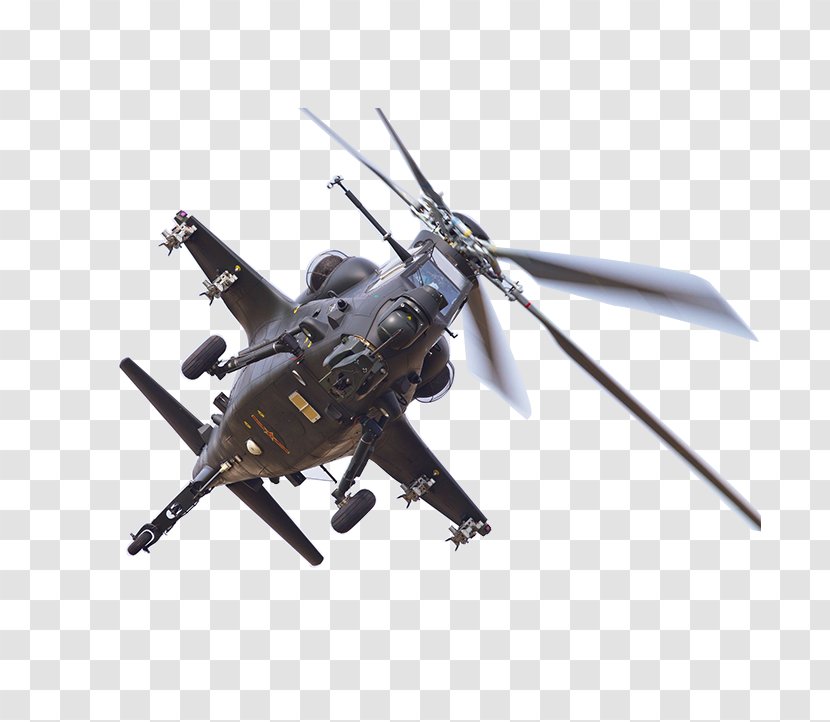 China CAIC Z-10 Boeing AH-64 Apache Helicopter Shenyang J-31 - Black Material Storm Transparent PNG