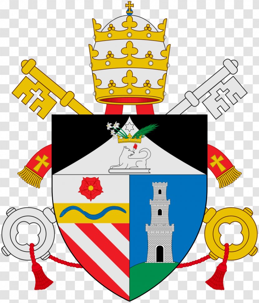 St. Peter's Basilica The Myth Of Hitler's Pope Papal Coats Arms Coat - Benedict Xv Transparent PNG