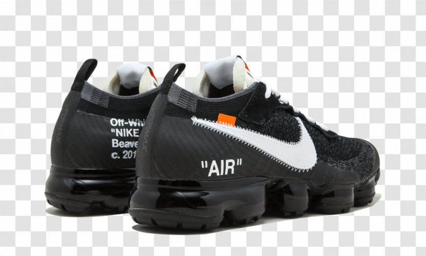 Nike Air Vapormax Fk X Off White Aa3831001 Us Size 10.5 The 10 Shoes Black // Clear AA3831 002 Sports - Walking Shoe Transparent PNG