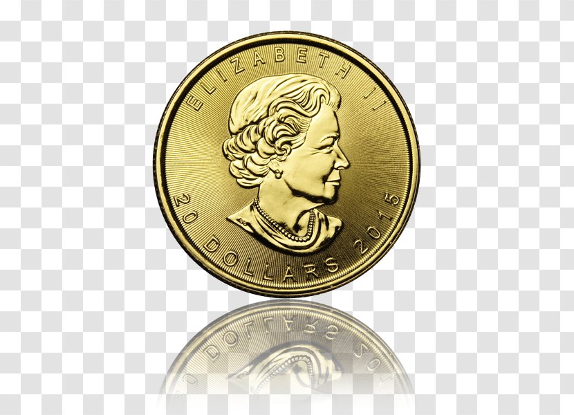 Bullion Coin Perth Mint Canadian Gold Maple Leaf - Metal Transparent PNG