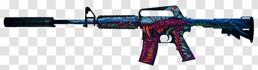 Counter-Strike: Global Offensive M4 Carbine M4A1-S Firearm Weapon - Frame Transparent PNG