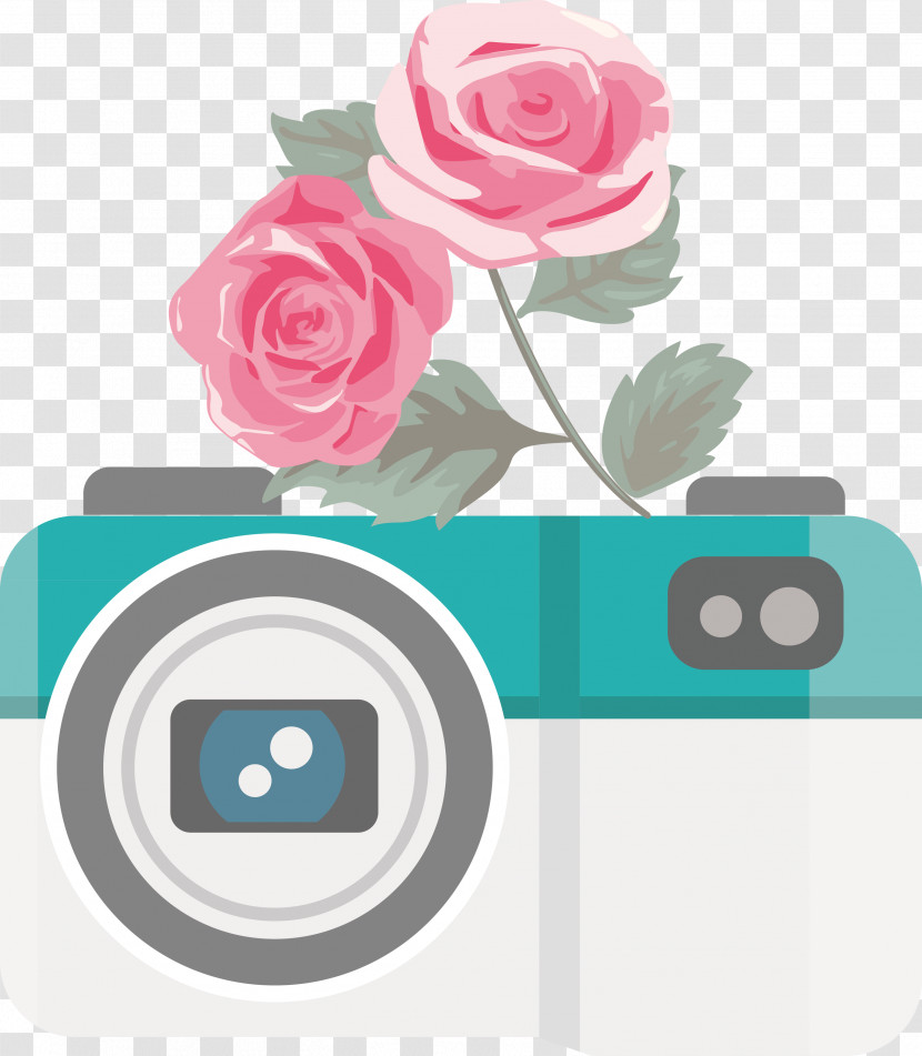 Camera Flower Transparent PNG