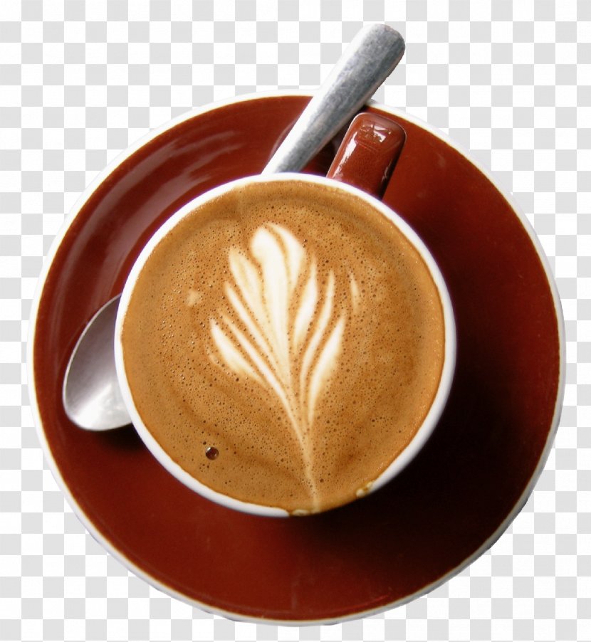 Coffee Espresso Cappuccino Caffè Mocha - Caffeine - Red Cup Of Picture Transparent PNG