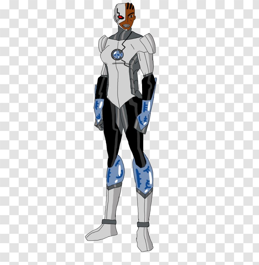 Costume Design Homo Sapiens Cartoon Superhero - Teen Titan Cyborg Transparent PNG