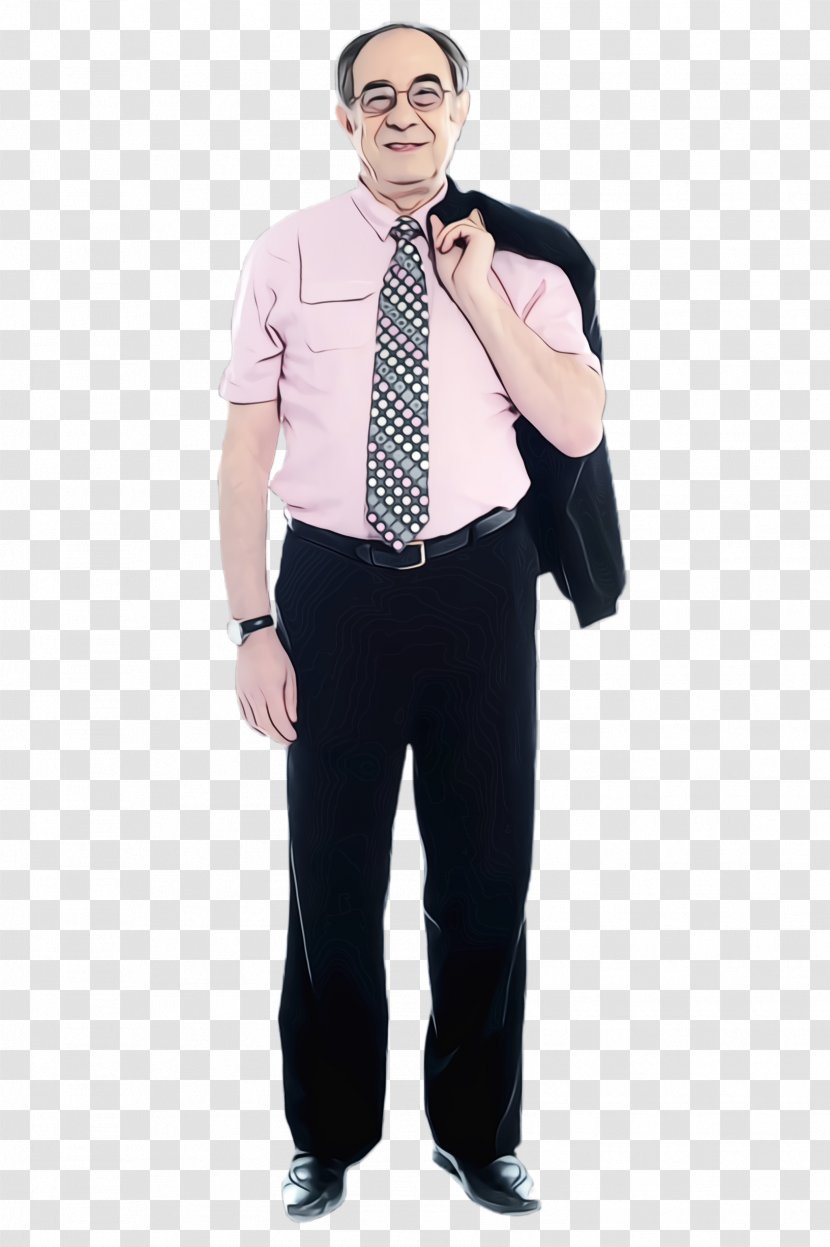 Clothing Standing Suit Male Gentleman - Tie - Businessperson Transparent PNG