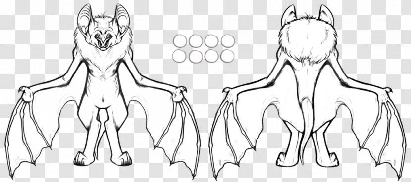 Sketch Drawing Bat Line Art Reference - Frame Transparent PNG