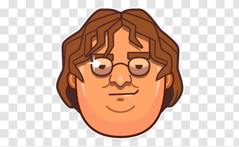 Half-Life 2: Episode Three Gabe Newell Counter-Strike: Global Offensive Dota 2 - Forehead - Halflife Transparent PNG