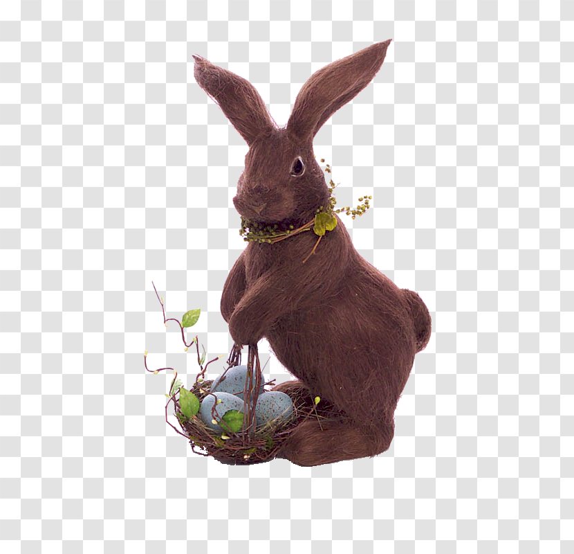 Domestic Rabbit Easter Bunny Hare Transparent PNG