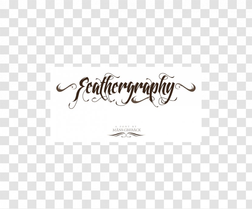 Logo Calligraphy Brand Font Transparent PNG