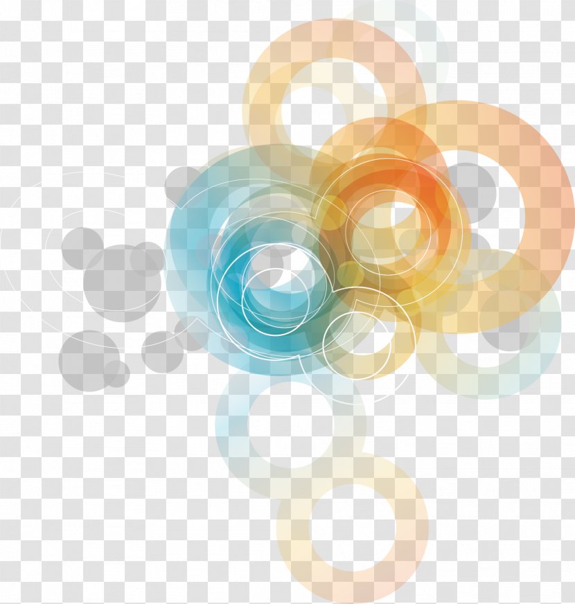 Circle Abstraction - Color Gradient - Abstract Shading Card Transparent PNG