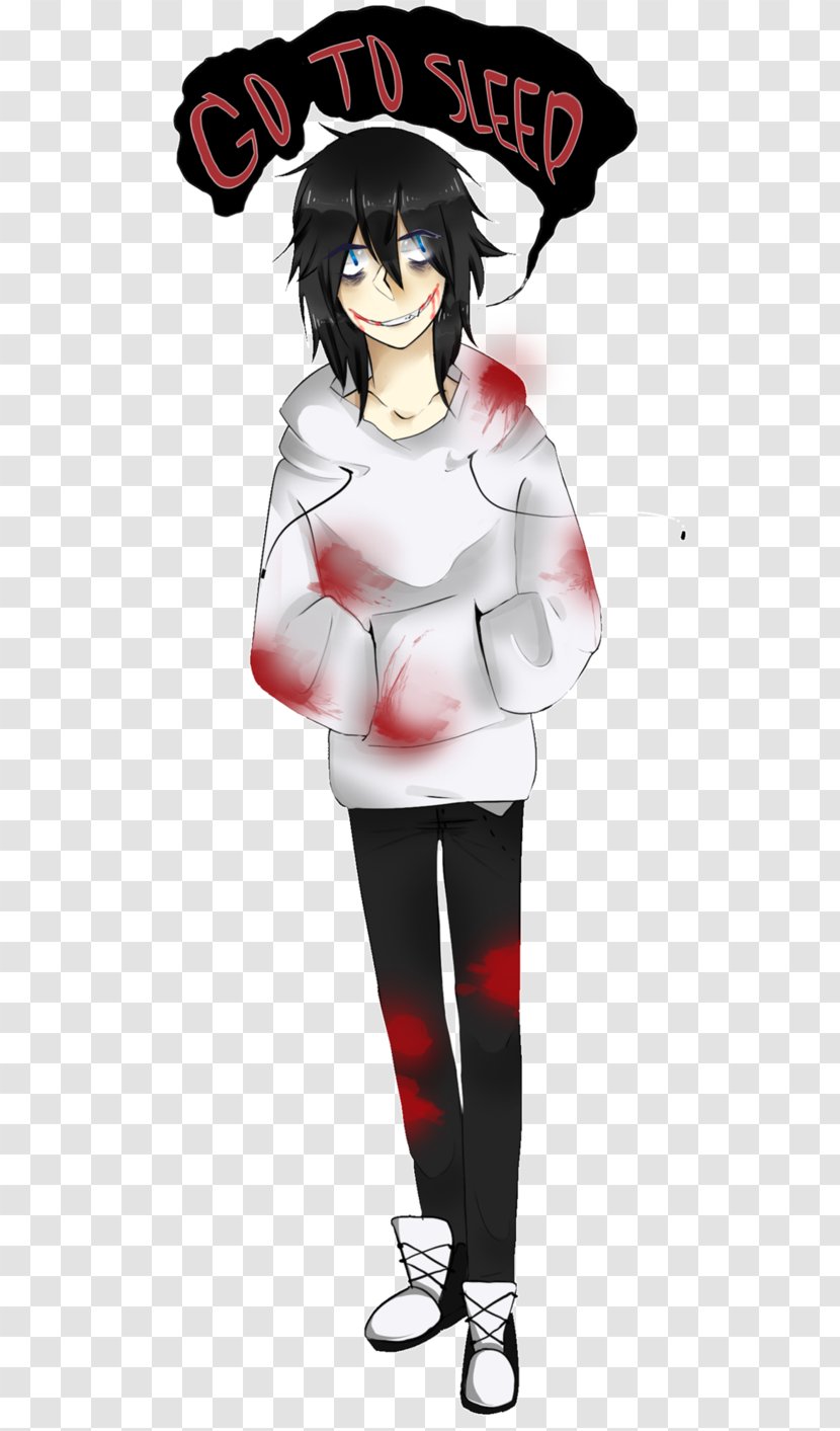 Creepypasta Jeff The Killer Character - Frame - Go To Sleep Transparent PNG